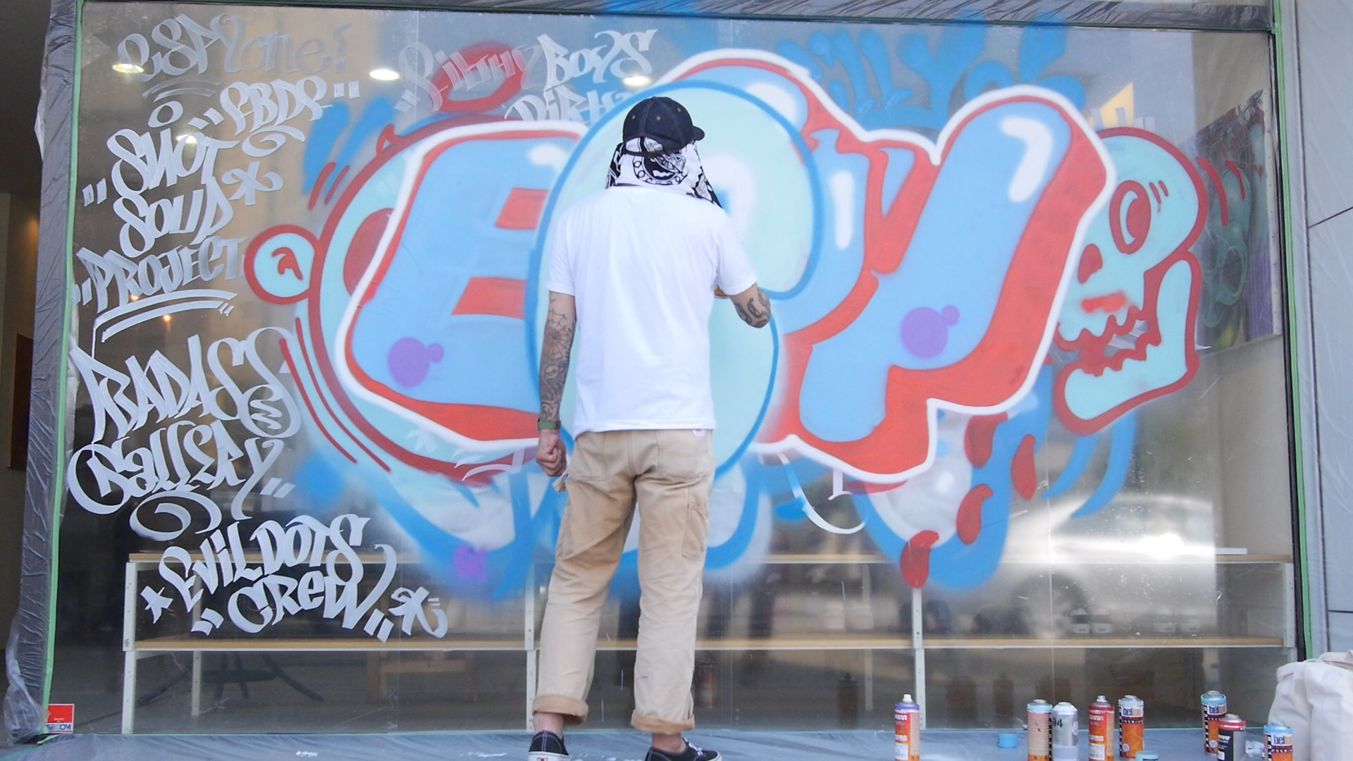 Graffiti artist “Espyone” video!! | Kanazawa Underground